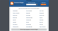 Desktop Screenshot of directorioblogger.com