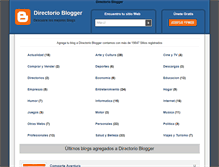 Tablet Screenshot of directorioblogger.com